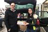 Sewell on the go collects food for local foodbank