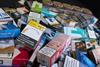 Illicit cigarettes discovered by PML - credit to PML