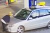 CCTV shows cashier hit by car driven at her by thief