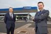 FT Kevin Paterson Maxol Retail Manager NI and Brian Donaldson, CEO of The Maxol Group at A26 Tannaghmore Service Station