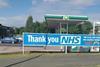 MFG displays “Thank You NHS” banner at all of its sites