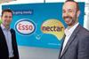 Pat Rutherford, Esso, (left) and James Moir, Nectar md - web