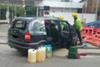 Suspected fuel thieves crash after police pursuit