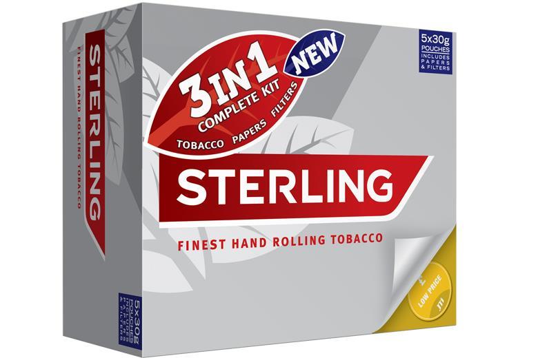 JTI transitions Sterling Rolling Tobacco 3-in-1 Box to a handy pouch format  | Product News | Forecourt Trader