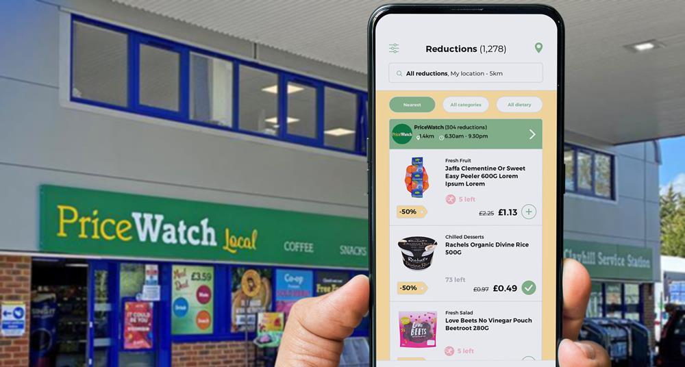 Pricewatch forecourt chain joins forces with the food waste app Gander