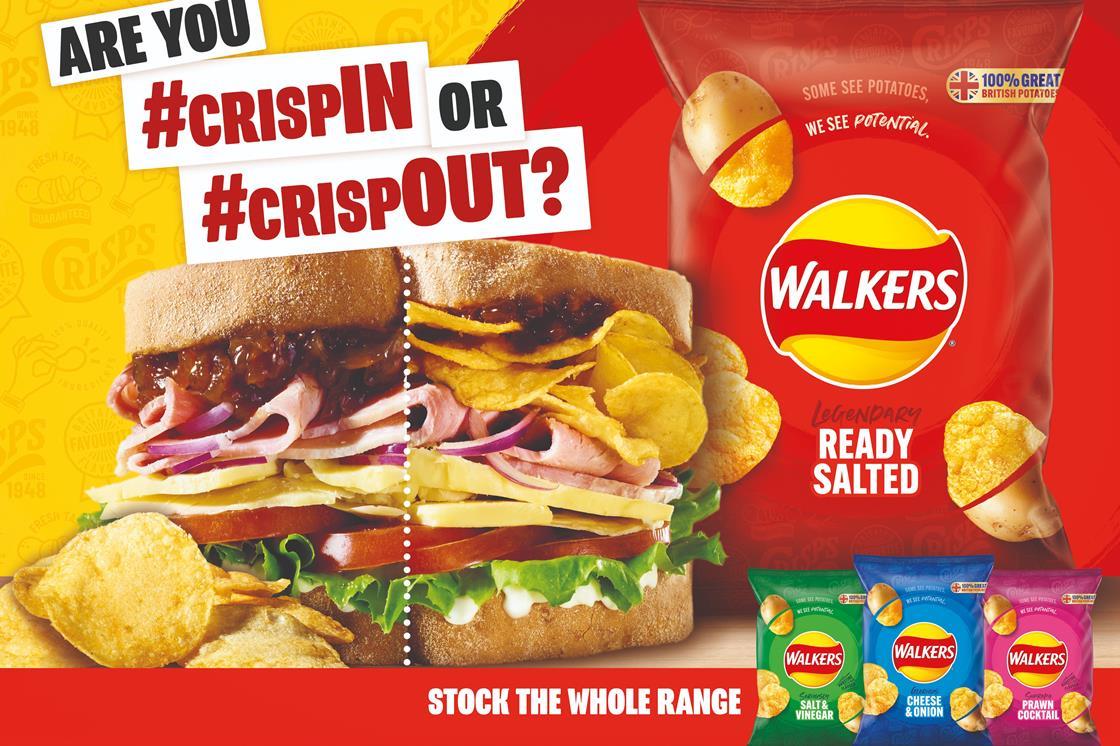 Win at lunchtime with Walkers 'crispIn or crispOut' campaign Product