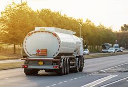 Getty fuel tanker