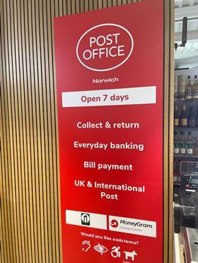 Post Office at Gridserve Norwich