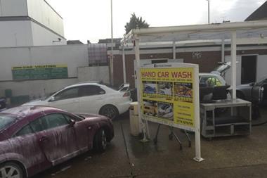 BP hand car wash Boscombe
