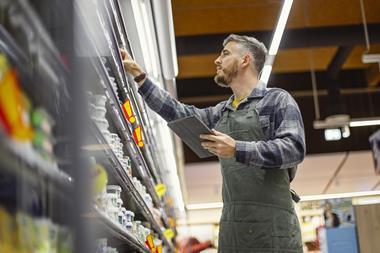 Getty man on shopfloor