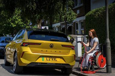 vauxhall disabled EV driver