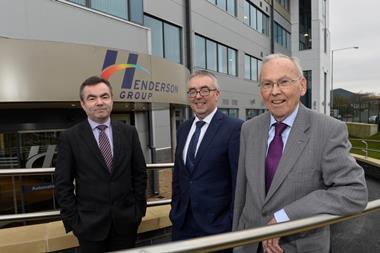 From left - Geoffrey, Martin and John Agnew