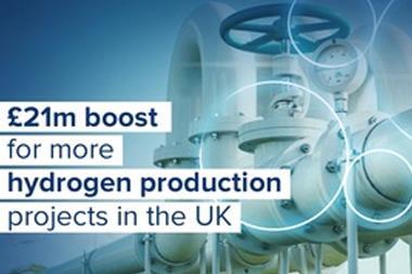 £21m govt boost hydrogen