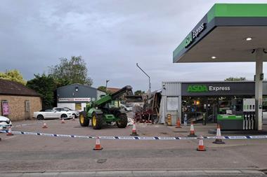 Asda Express ram raid