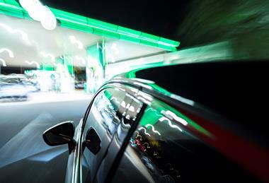 getty car at forecourt