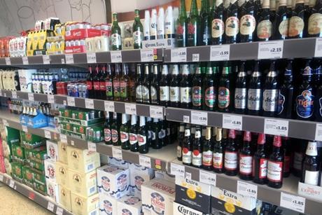 booze aisle