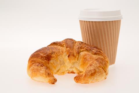 getty coffee croissant