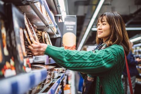 Getty woman in shop