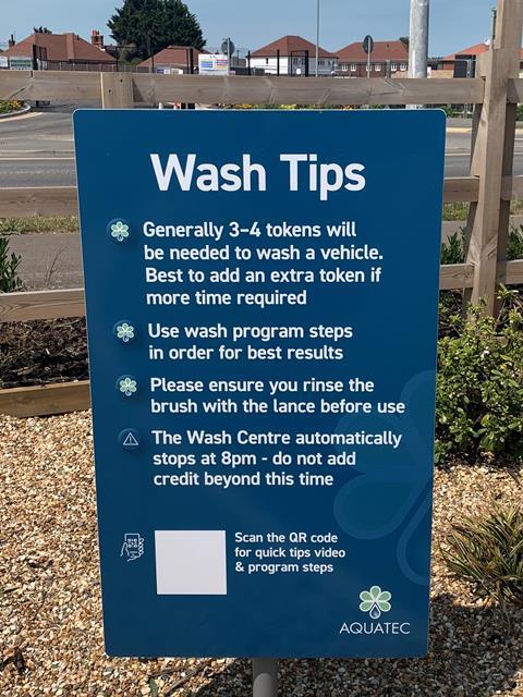 Wash tips