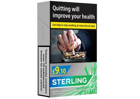 UK) New Sterling Dual Capsule Cigarellos . Gets around the ban on