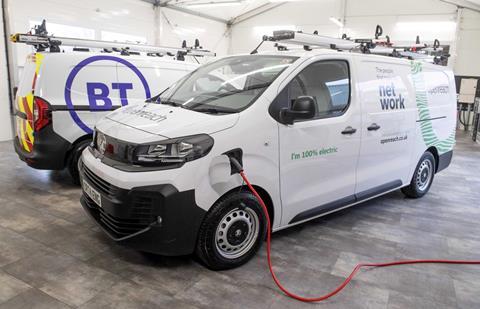 BT electric van