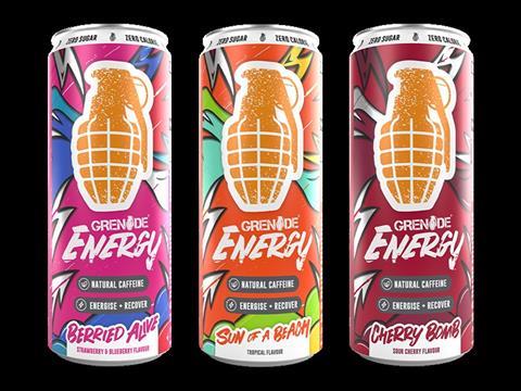 Grenade Energy line-up