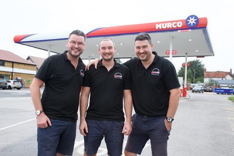 Left to right, the Hawtree brothers Seb, Paul and Tom