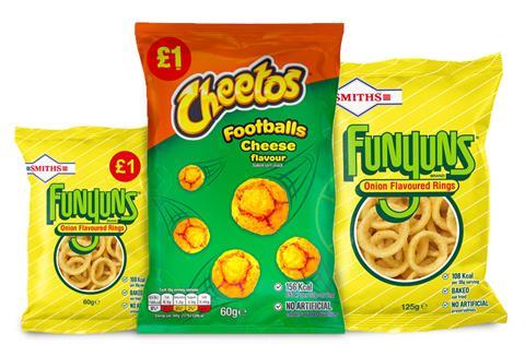 FT Funyuns  Cheetos Footballs - range shot