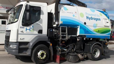 hydrogen duel fuel truck