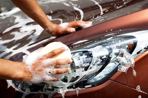 Getty hand car wash