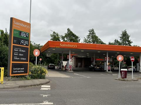 Fuel prices - Sainsburys
