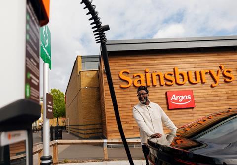 sainsburys ev charging