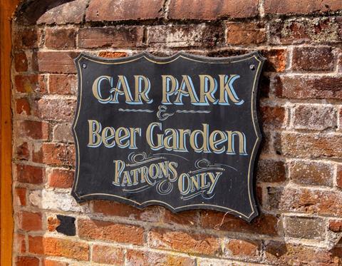 Getty pub car park