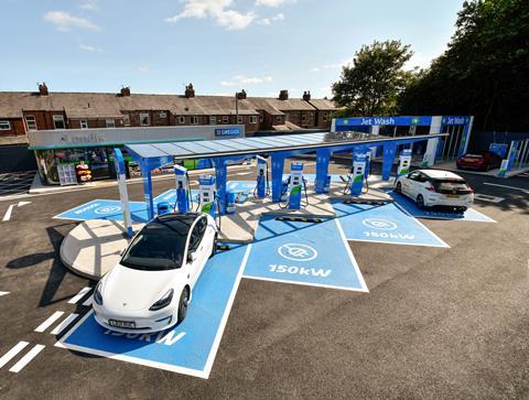 MFG's First EV Only Forecourt Opens In Stretford, Manchester