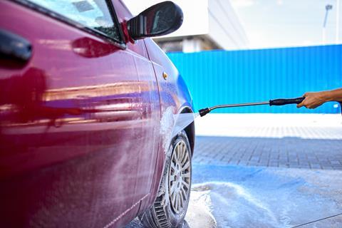 Getty hand car washing