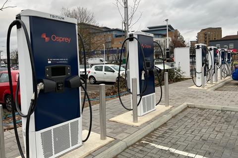 Public ev store charge points