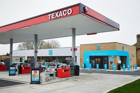 Co-op Texaco Sandford petrol station