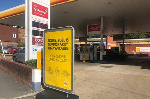 FT Fuel crisis sign