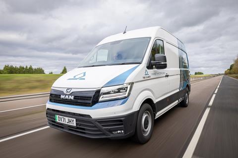 First Hydrogen van at HORIBA MIRA test track_Nov 2022