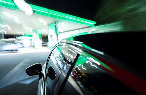 getty car at forecourt