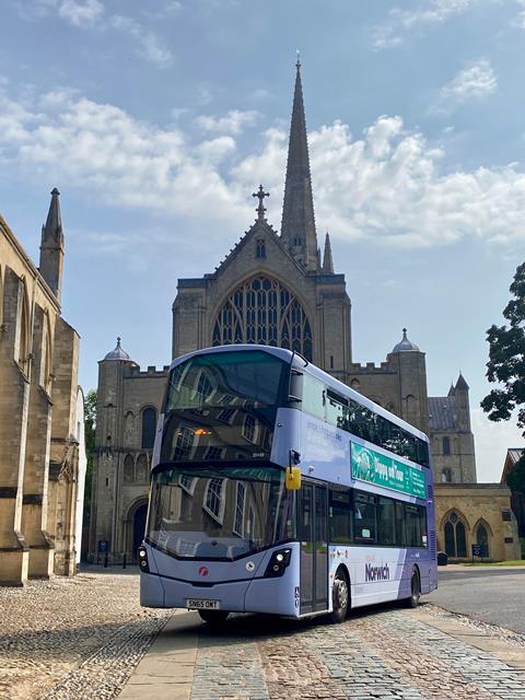 Norwich electric bus