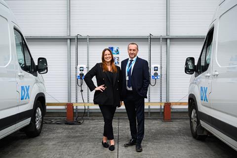 Natasha Fry, Head of Strategic Accounts, Mer and Darren Bell, Fleet and Compliance Director, DX (Group) plc