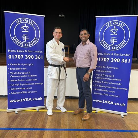 Prem at Lea Valley Karate Club