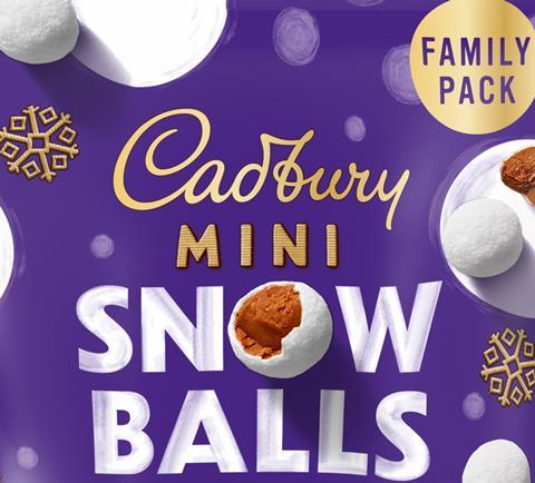 cadbury snowballs