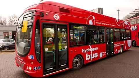 hydrogen london bus