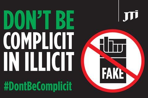 FT JTI don't be complicit logo