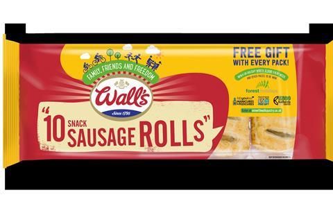 FT Wall's Pastry_10 Pack Sausage Rolls