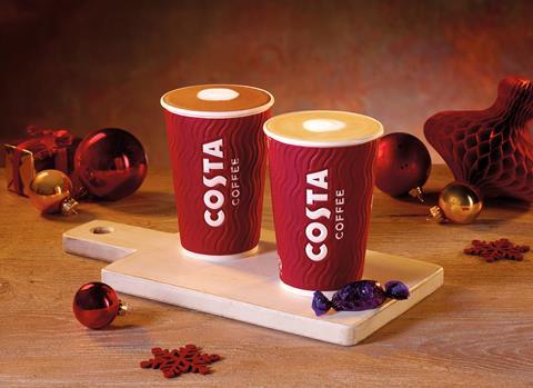 Quality Street® The Purple One Latte and Quality Street® The Purple One Hot Chocolate