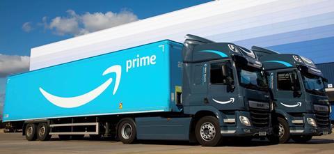 Amazon electric lorries