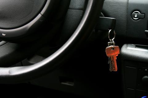 Getty keys in ignition